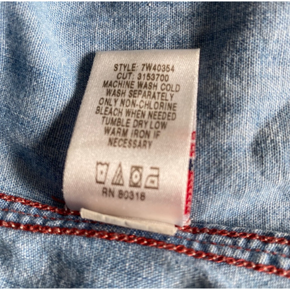 Vintage Lucky Brand Dungarees Gene Montesano Shirt - Picture 7 of 8